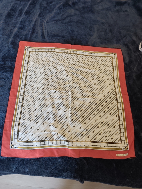 Celine Accessories - Vintage Celine Silk Scarf
